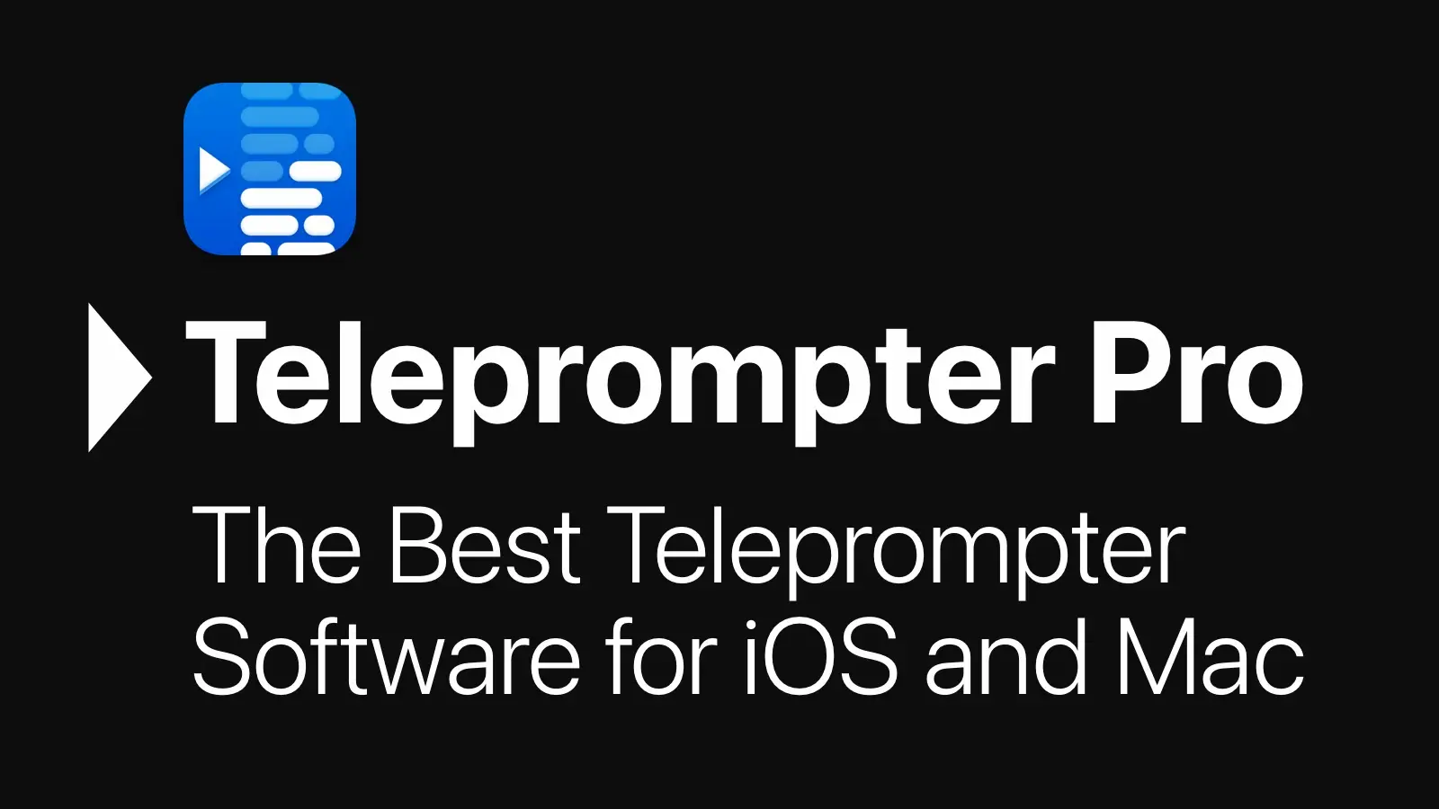 Teleprompter Pro logo